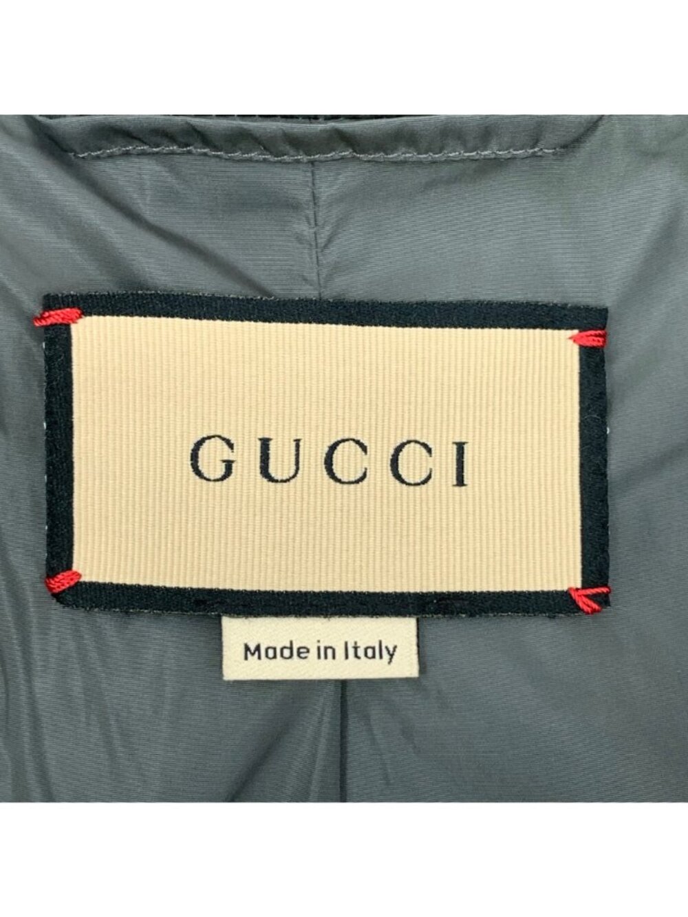 Gucci Off The Grid Dark Grey All-Over Tonal Logo Hooded Drawstring Zip Jacket - Picture 5 of 8